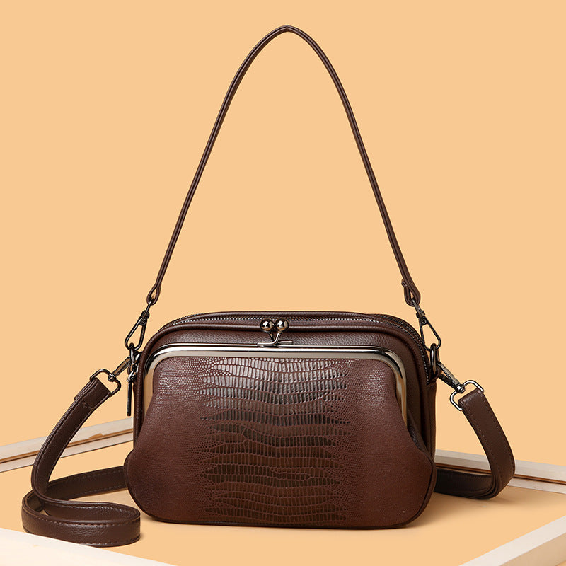 Women's Large Capacity Commuter Fashionable High Texture Women's Messenger Bag