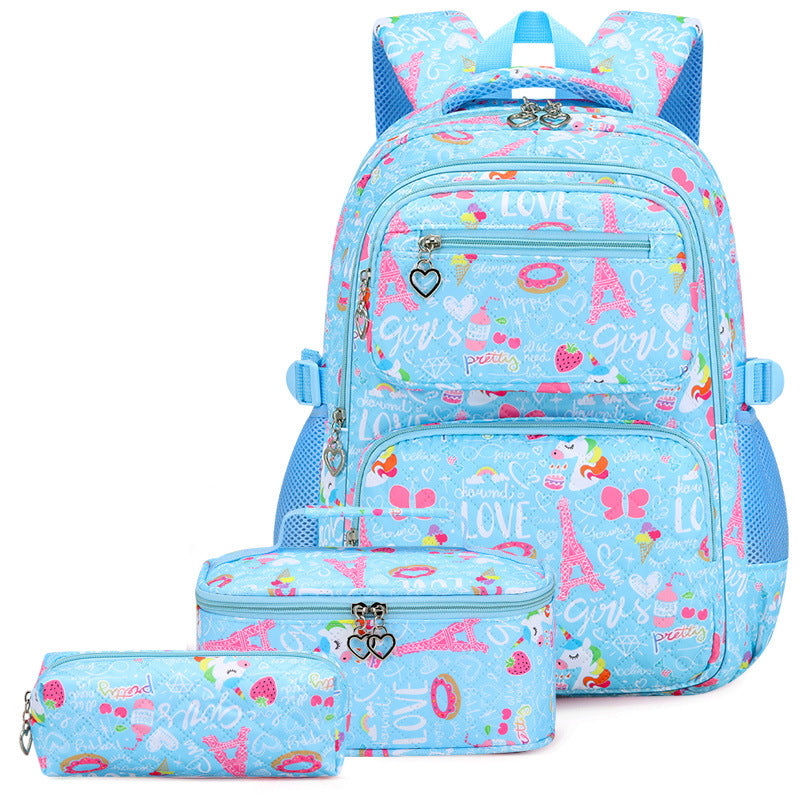 Three Piece Suit Campus Cute Style Backpacks