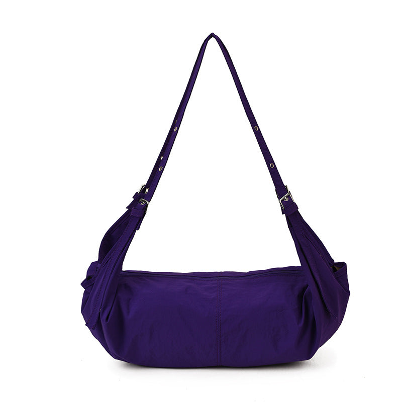 Women's Large Capacity Nylon Cloth Korean Style Lazy Commute Leisure Women's Messenger Bag