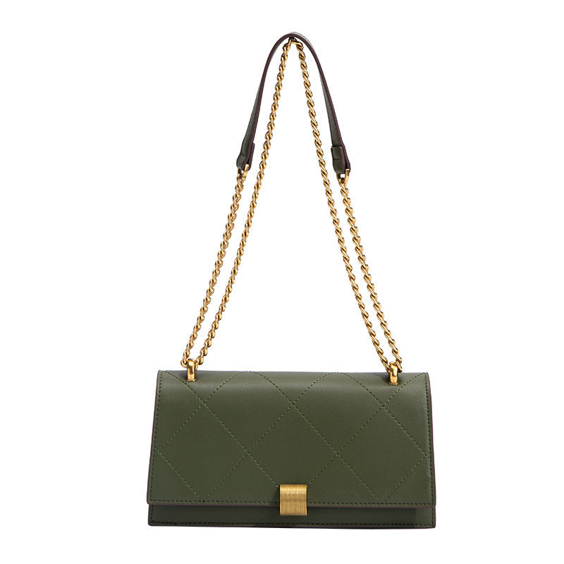 Women's Fashionable Underarm Korean Style Trendy Diamond Chain Women's Messenger Bag