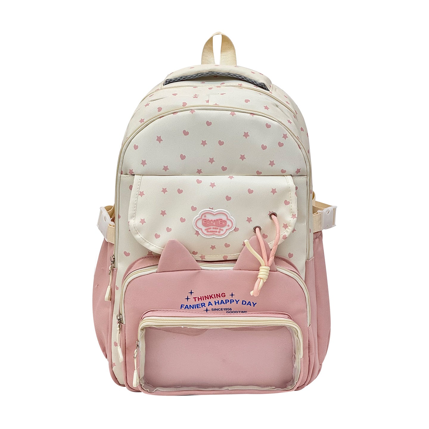 Good-looking Fresh Sweet Bar Cartoon Female Lightweight Large Leisure Backpack