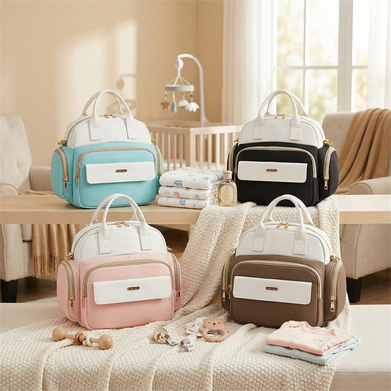 Women's Korean Large Capacity Portable Mother Diaper Mummy Bag