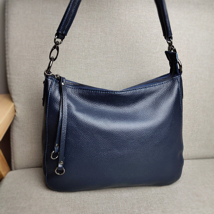 Women's Original Single Genuine Leather First Layer Cowhide Tail Goods Shoulder Bags