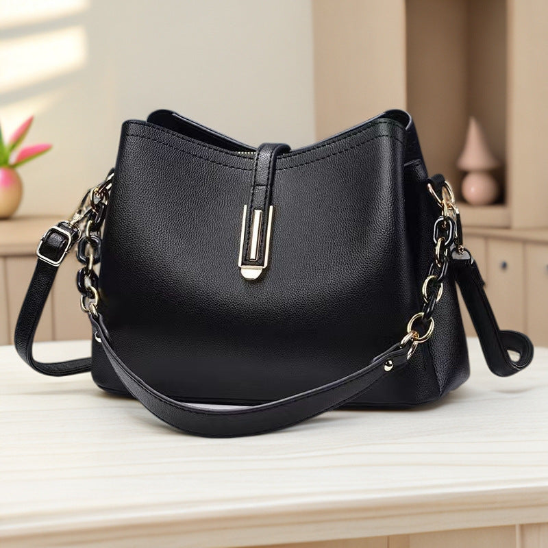 Women's Design Simple Temperament Trendy Fashion Good-looking Women's Messenger Bag