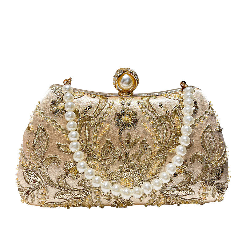 Embroidery Chain Hand Chinese Style Cheongsam Formal Dress Handbags