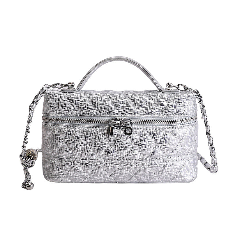 Women's Design Simple Elegant Diamond High-grade Small Square Bag