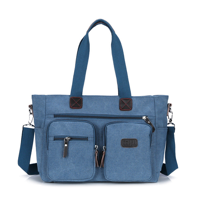 Classic Business Canvas Simple Stylish Big Bags