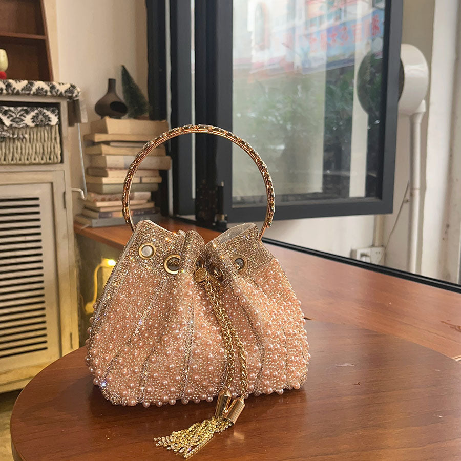 French Simplicity Pearl Chinese Style Niche Women's Handbag