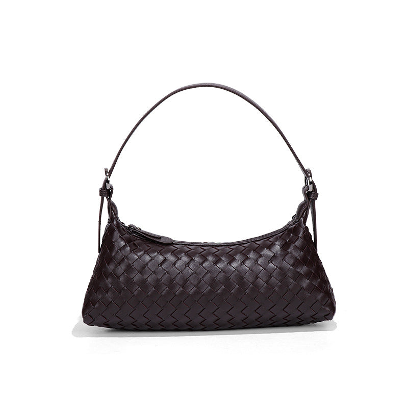 Women's Weaving Baguette Summer Hand-woven Underarm Fashion Women's Messenger Bag