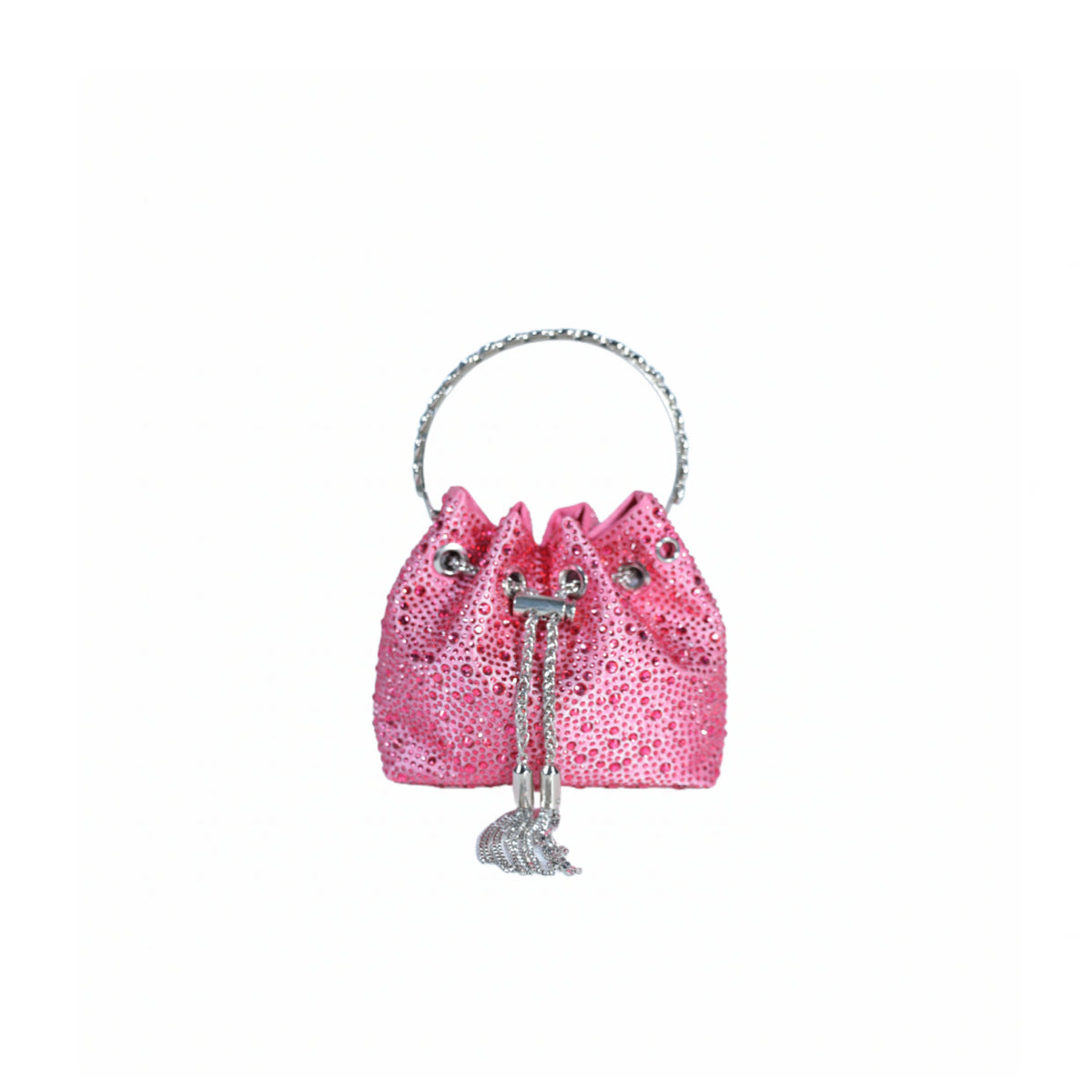 Shiny Advanced Rhinestone Sequins Chain Portable Bucket Bags