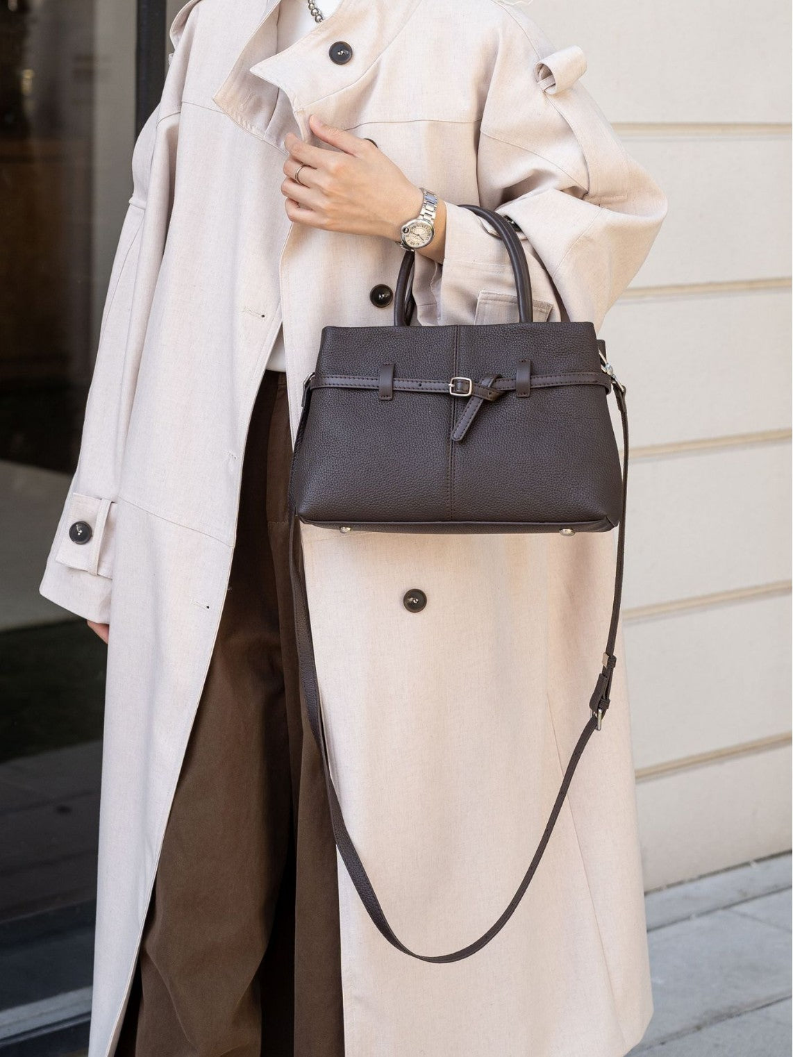 Women's First Layer Leather Beauty Genuine Lady's Women's Messenger Bag