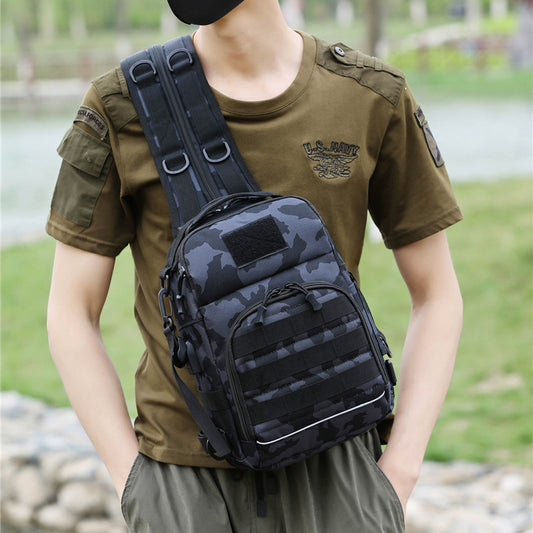 Men's Camouflage Tactics Two Shoulders Lure Large Men's Chest Bag