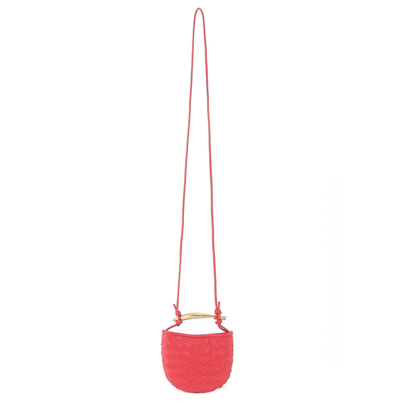 Shark Nail Earphone Woven Pendant Classic Women's Handbag