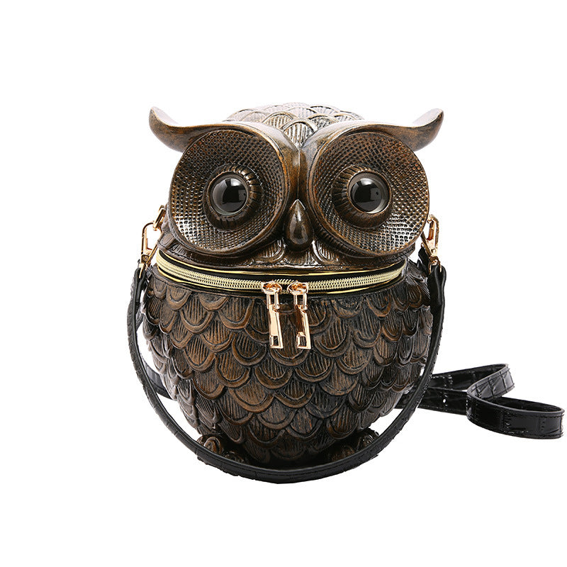 Personalized Creative Owl Female Fashion Chain Women's Messenger Bag
