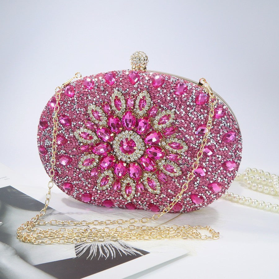 Women's Town Diamond Cheongsam Formal Dress Dinner Bag