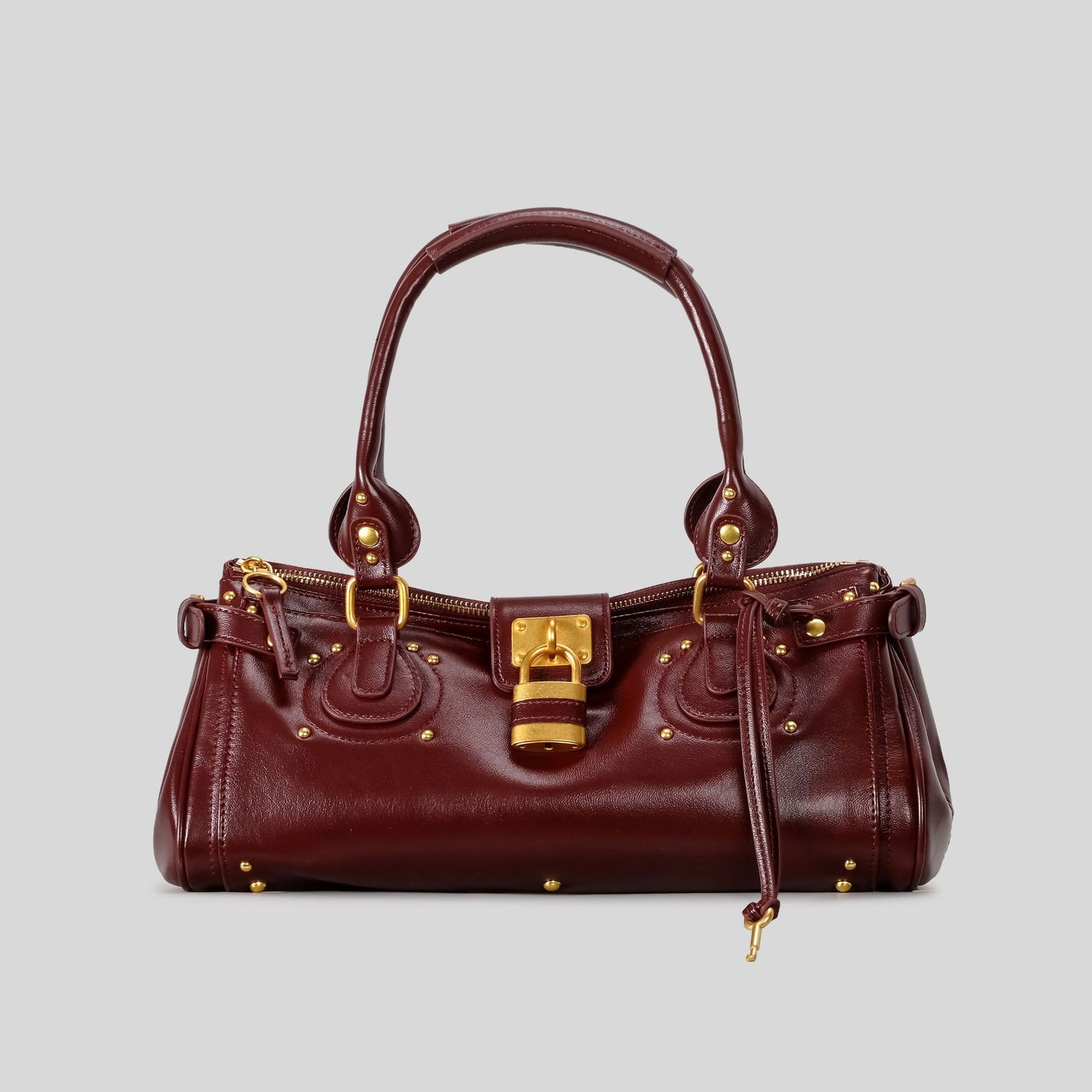 Retro Distressed Chloe Paddington Motorcycle Portable Underarm Decorative Bags