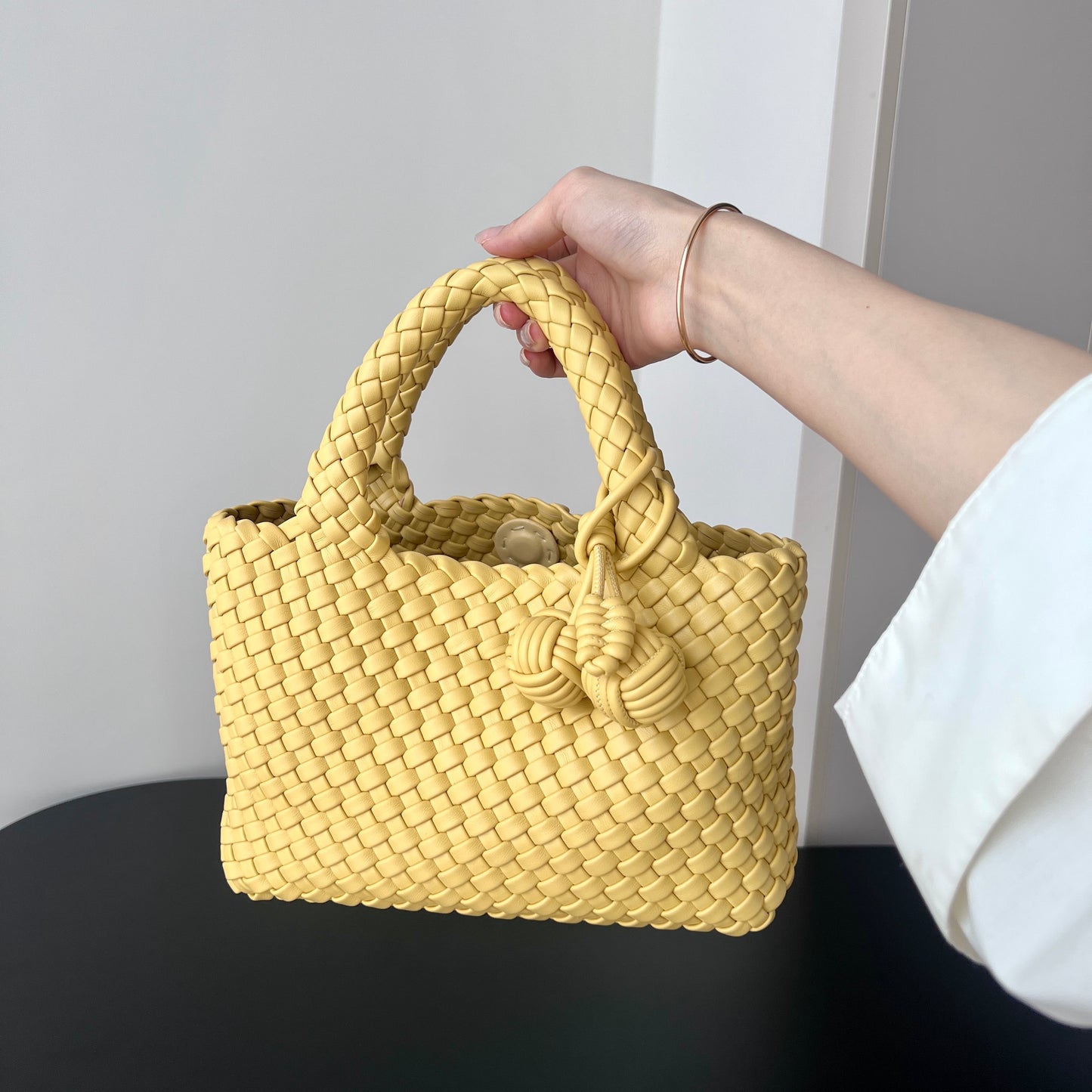 Durable Women's Novice Woven Vegetable Basket Women's Handbag