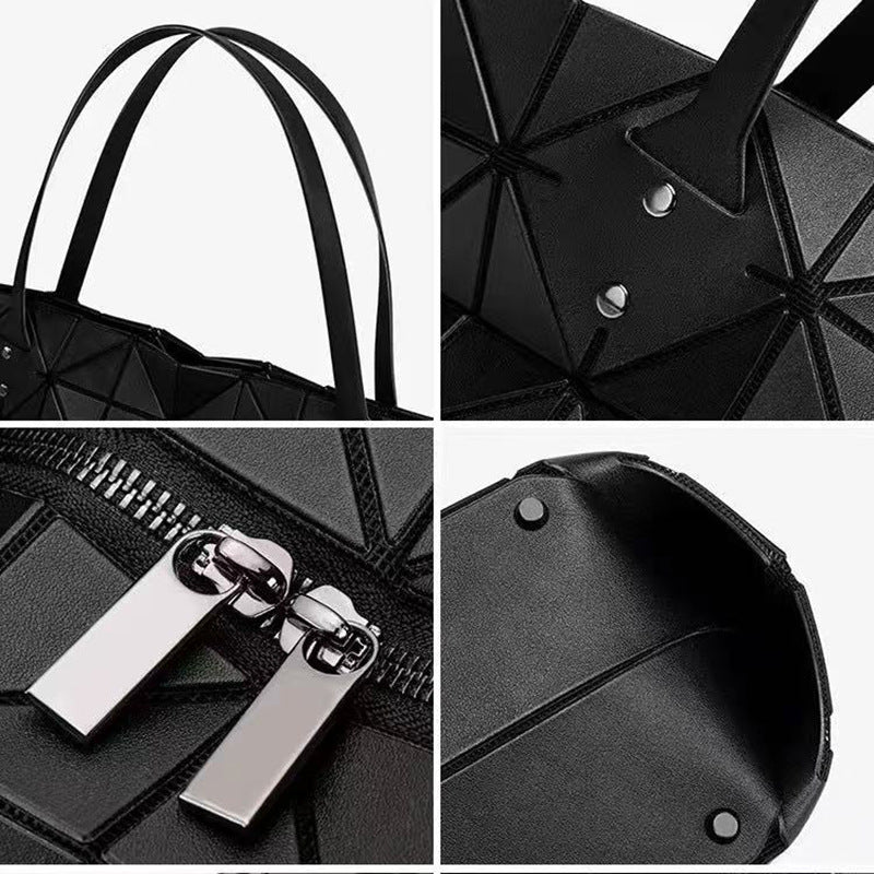 Fashion Geometry Pattern Large Capacity Commuter Women's Shoulder Bag