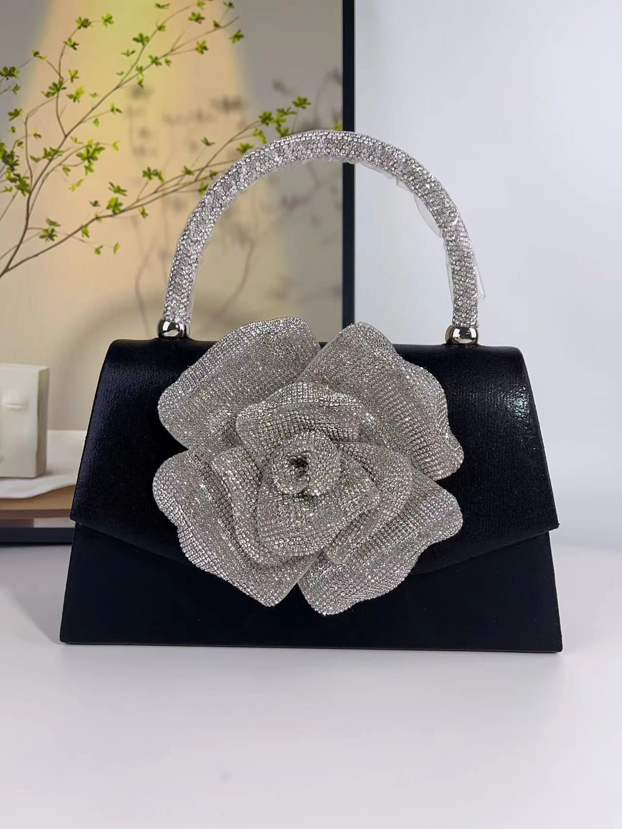 Diamond Rose Super Popular Banquet French Women's Handbag