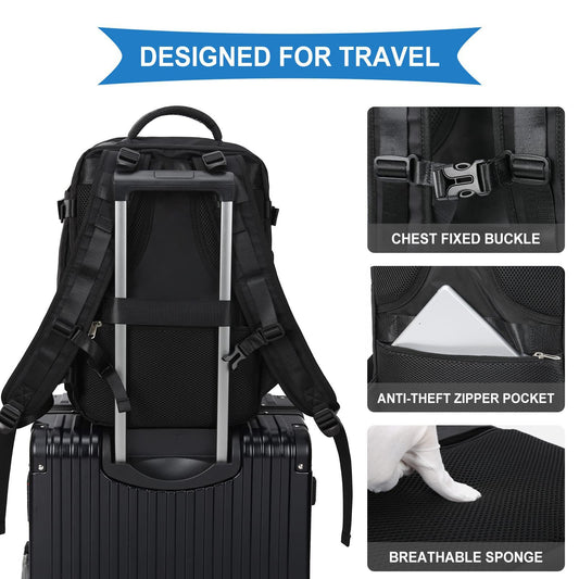Men's Large Capacity Wet Dry Classification Excursion Luggage