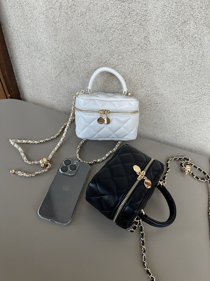Classic Style High Sense Diamond Commuter Chain Women's Messenger Bag