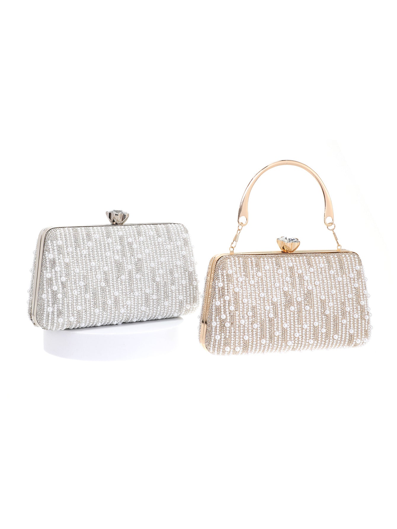 Lady Temperament Dress Beaded Banquet Clutch Shoulder Bags