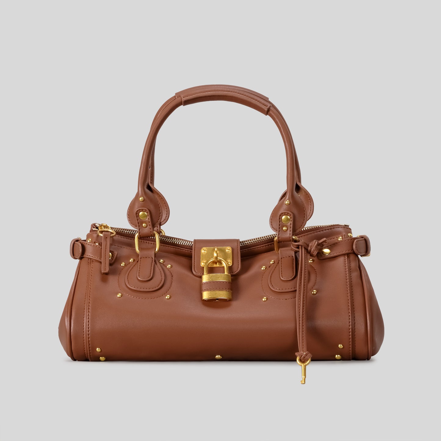 Retro Distressed Chloe Paddington Motorcycle Portable Underarm Decorative Bags