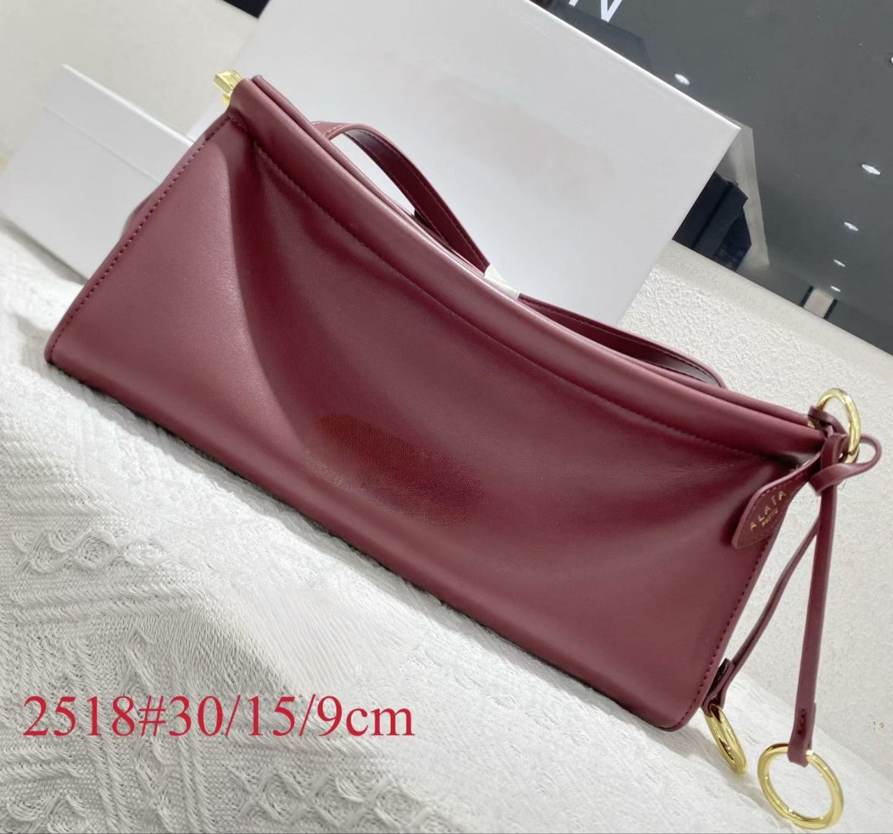 Women's Suede High Fashion Baguette Genuine Leather Women's Shoulder Bag