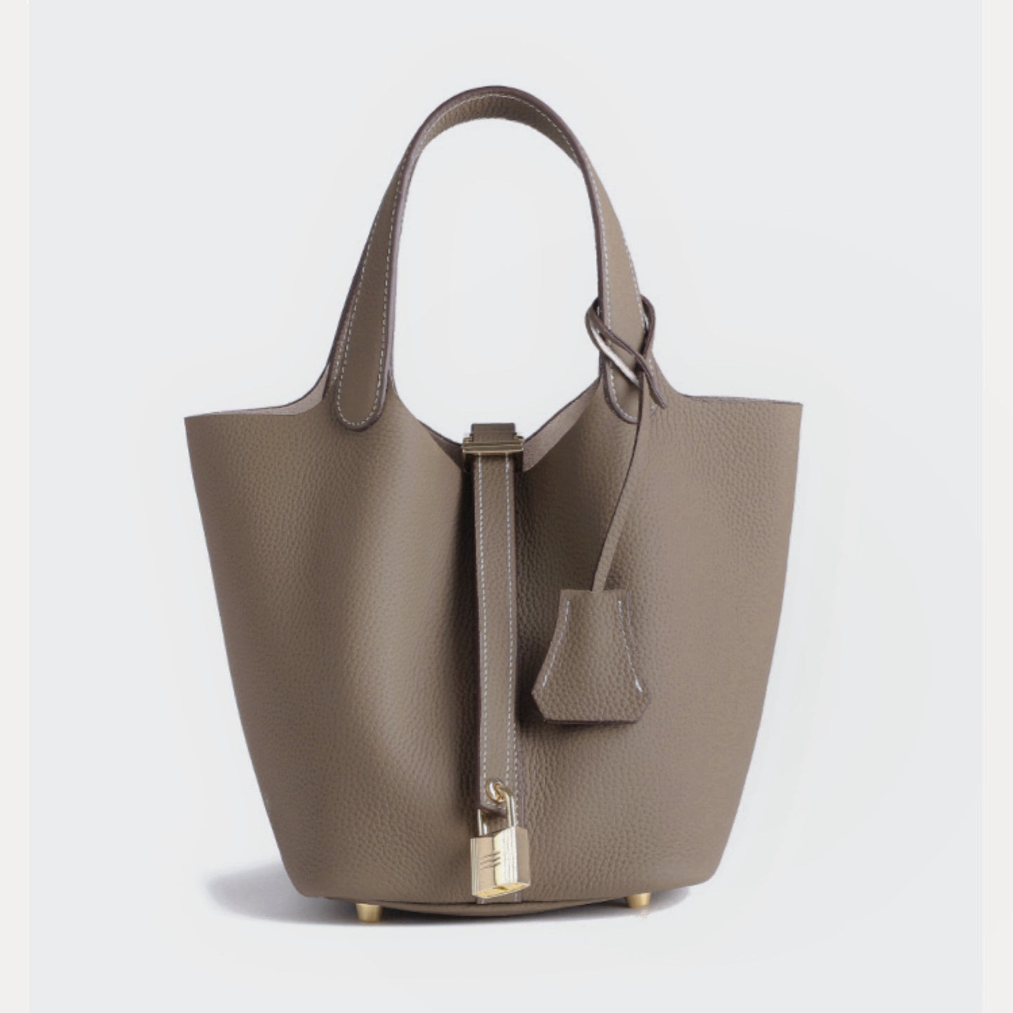 Women's Version First Layer Cowhide Vegetable Basket Lychee Bags