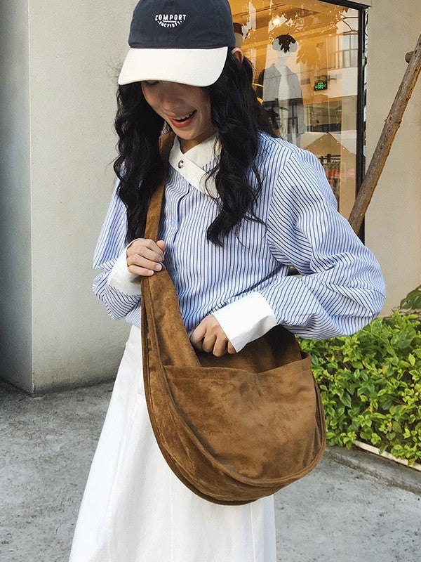 Cool Versatile High Quality Suede High-grade Women's Shoulder Bag