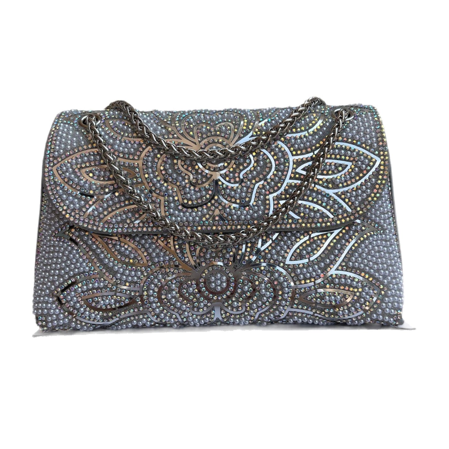 Fashion Portable Classic Style Diamond Rhinestone Dinner Bag