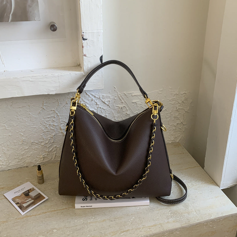 Everyday Fashionable Large Capacity Retro Affordable Luxury Leisure Commute Women's Messenger Bag