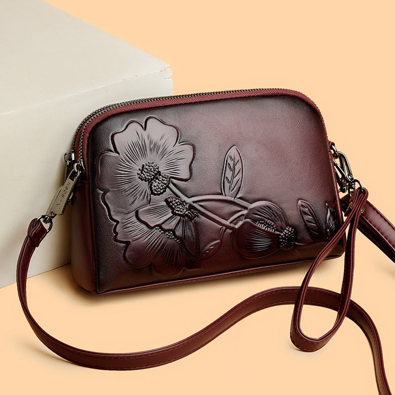 Women's Retro Mother Clutch Western Temperament Chinese Ethnic Style Women's Messenger Bag