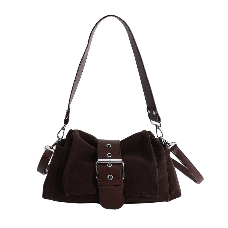 Trendy Frosted Portable Fashion Korean Retro Buckle