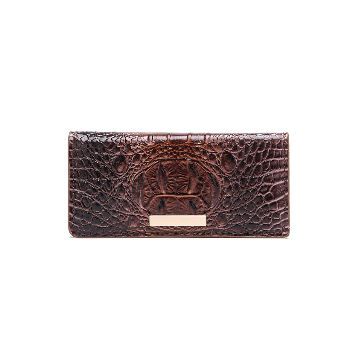 Women's Fashion Retro Crocodile Pattern Brahmin Women's Clutch