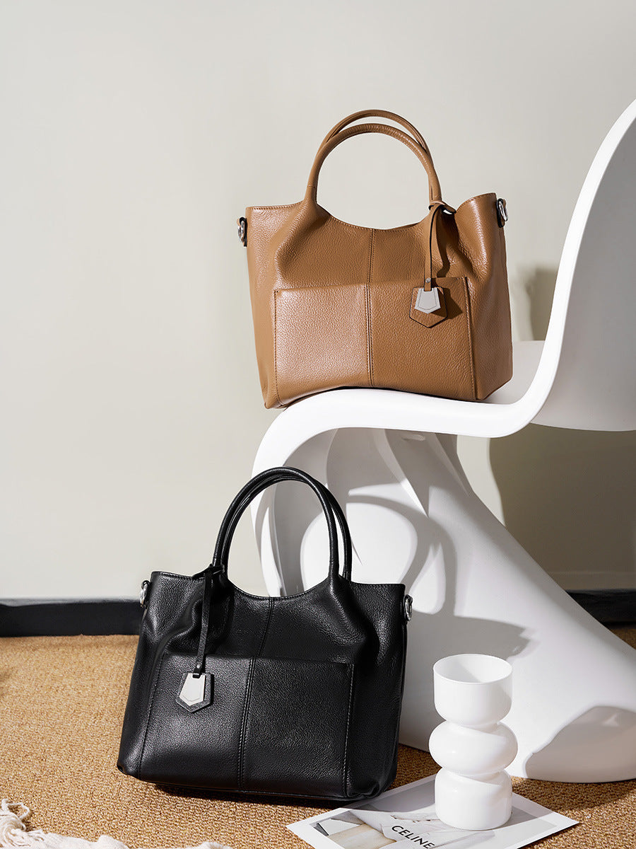 Women's Genuine Leather Large Capacity Totes Mother Shoulder Bags
