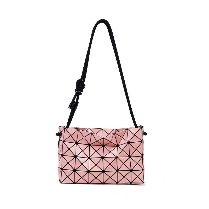 Spring Geometric Rhombus Fashion Drawstring Underarm Women's Messenger Bag