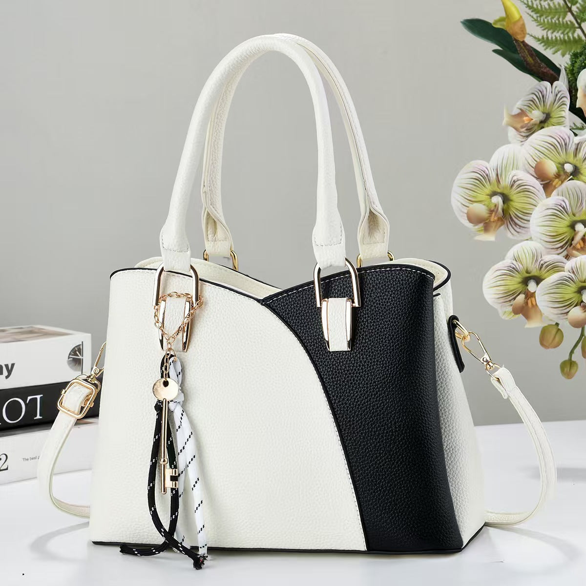 Women's Korean Style Cool Contrast Color Women's Shoulder Bag
