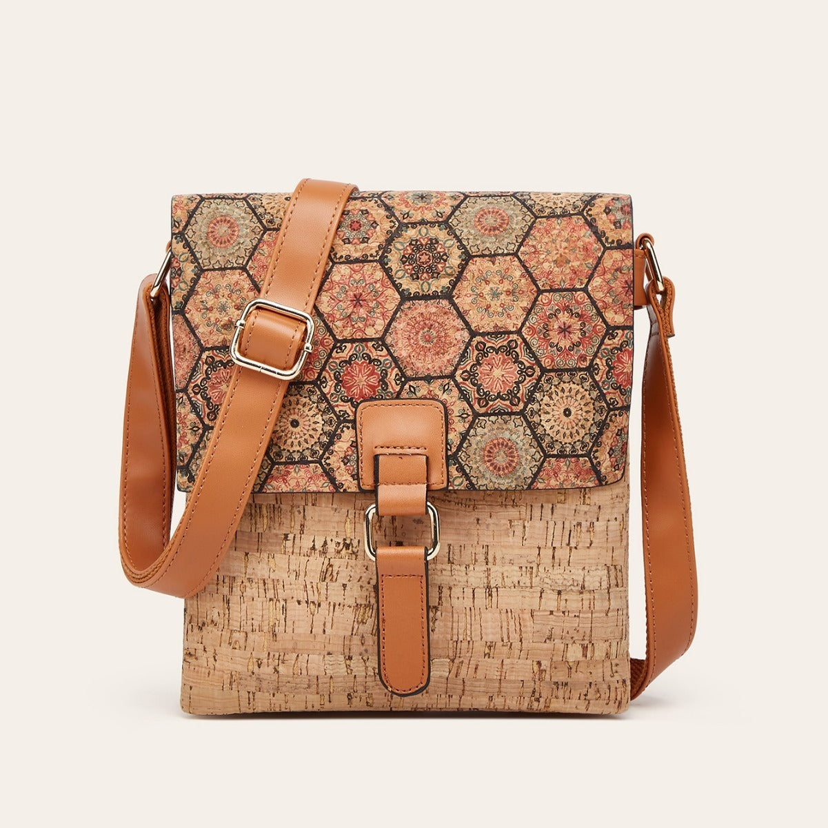 Women's Niche Design Vertical Fashion Retro Printed Bags