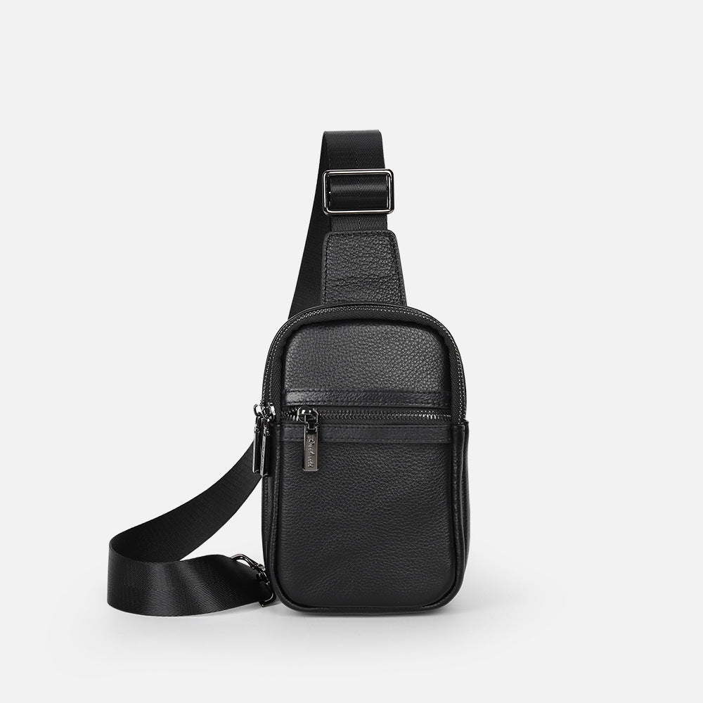 Men's Genuine Leather Personal Leisure High-grade Waterproof Shoulder Bags