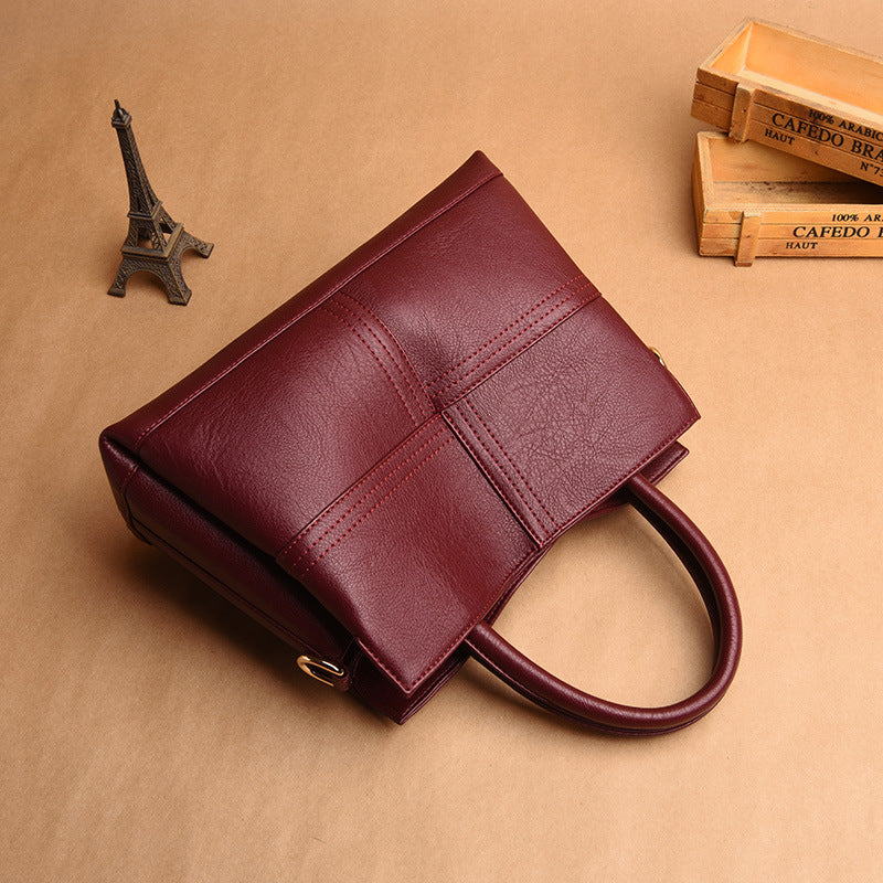 Women's Fashion Commuter Large Capacity Elegant Mother Women's Handbag