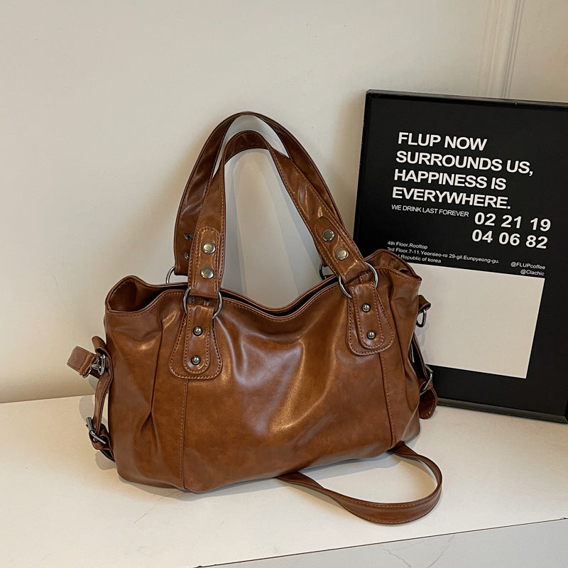 Trendy Classic Women's Large Capacity Retro Handbags