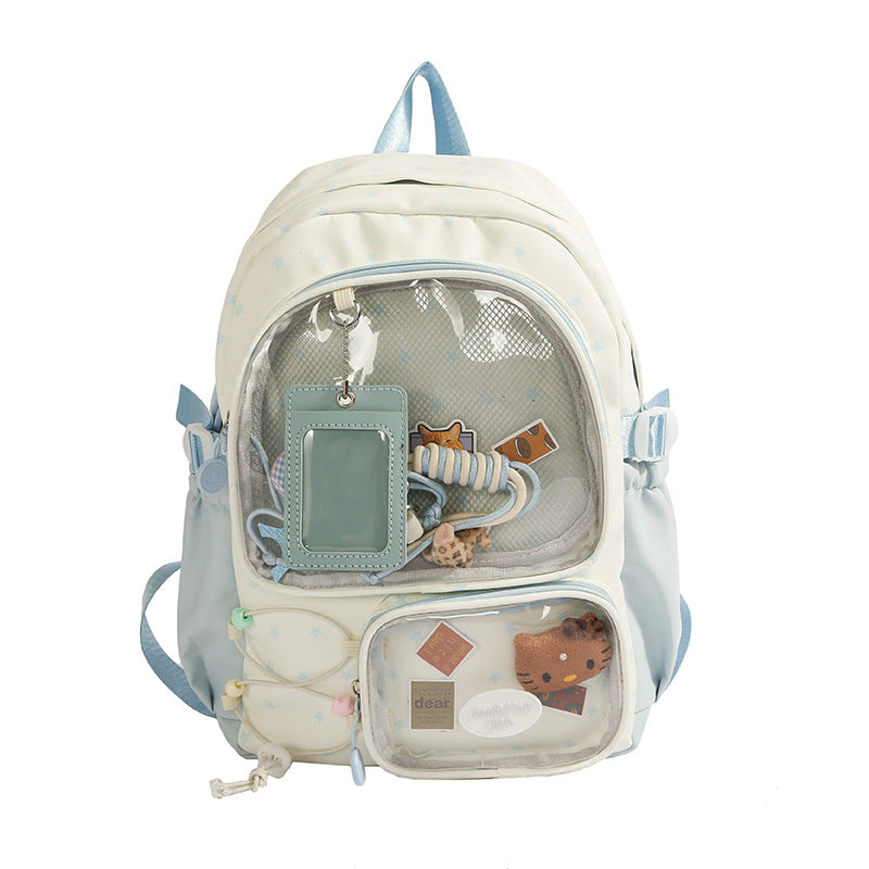 Women's Cartoon Two-dimensional Comic Show Early High Backpacks