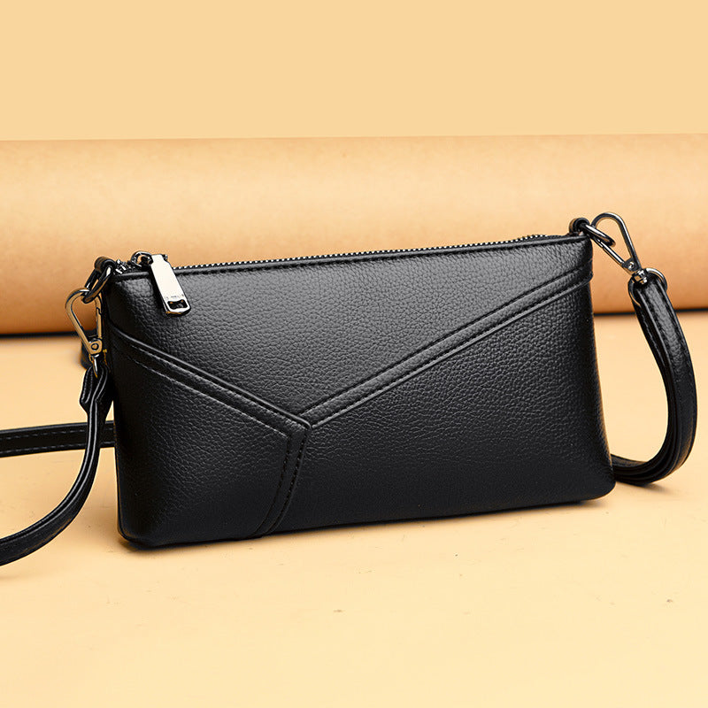 Women's Fashion Mom Mobile Clutch Simple Versatile Women's Messenger Bag