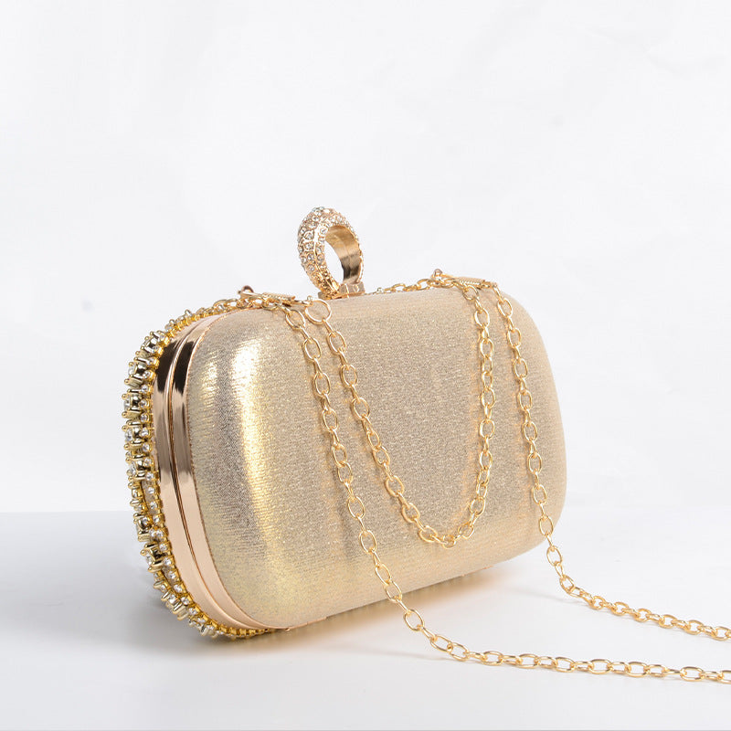 Women's Big Rhinestone Clutch Glitter Suitable For Party Wedding Bride Bags