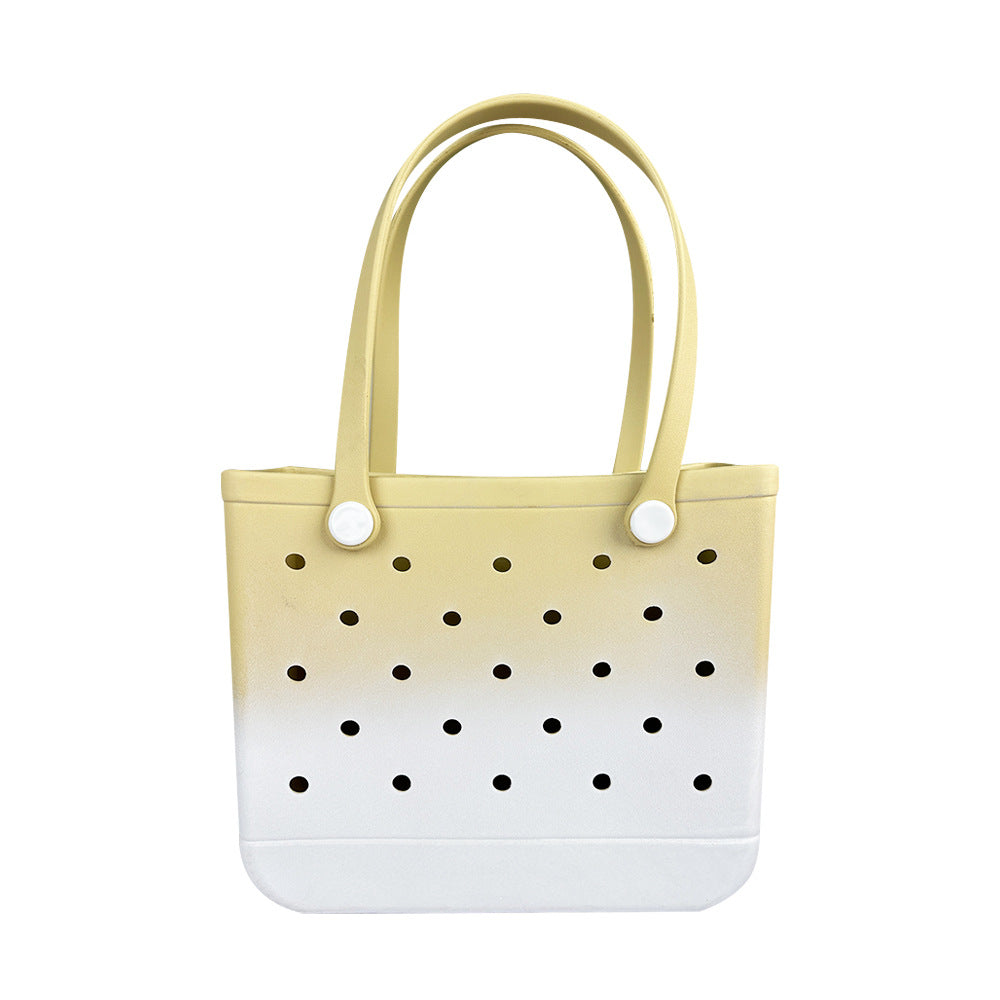 Beach Hole Christmas Halloween Element Printing Vegetable Bags