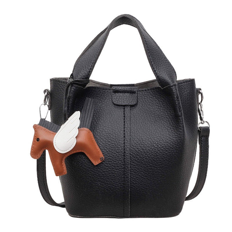 Women's French Minority Design Fashion Advanced Texture Bucket Bags