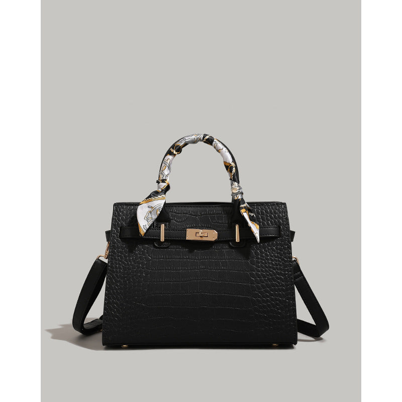 Women's Mother's Day Gift High-grade Crocodile Pattern Women's Handbag
