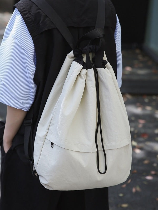 Women's & Men's Drawstring Bundle Lightweight Foldable Waterproof Backpacks