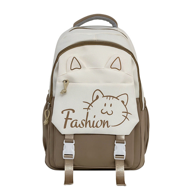Junior High Large Capacity Simple Korean Burden Reduction College Student Schoolbag
